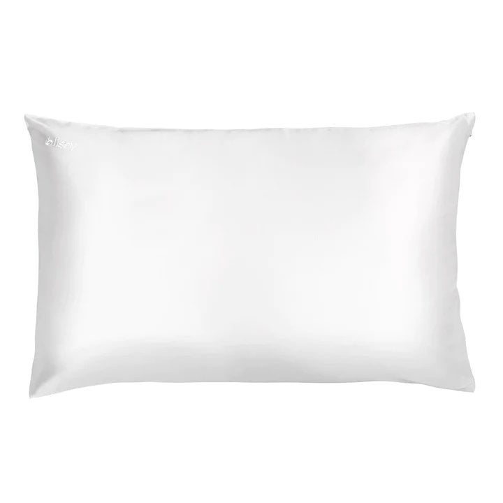 Blissy Standard 100% Mulberry Silk Pillowcase White